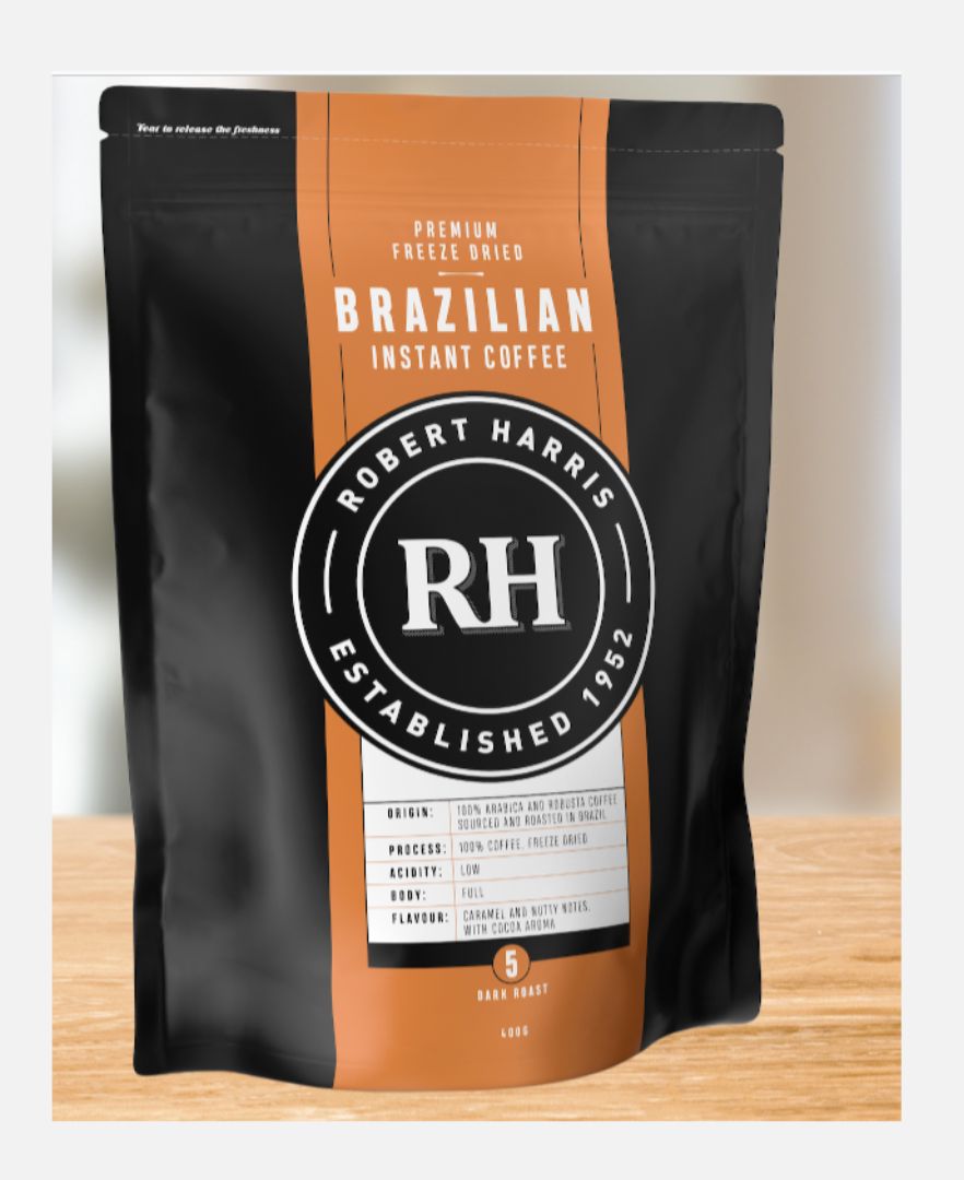 Robert Harris Brazilian Roast Freeze Dried Instant Coffee 400g