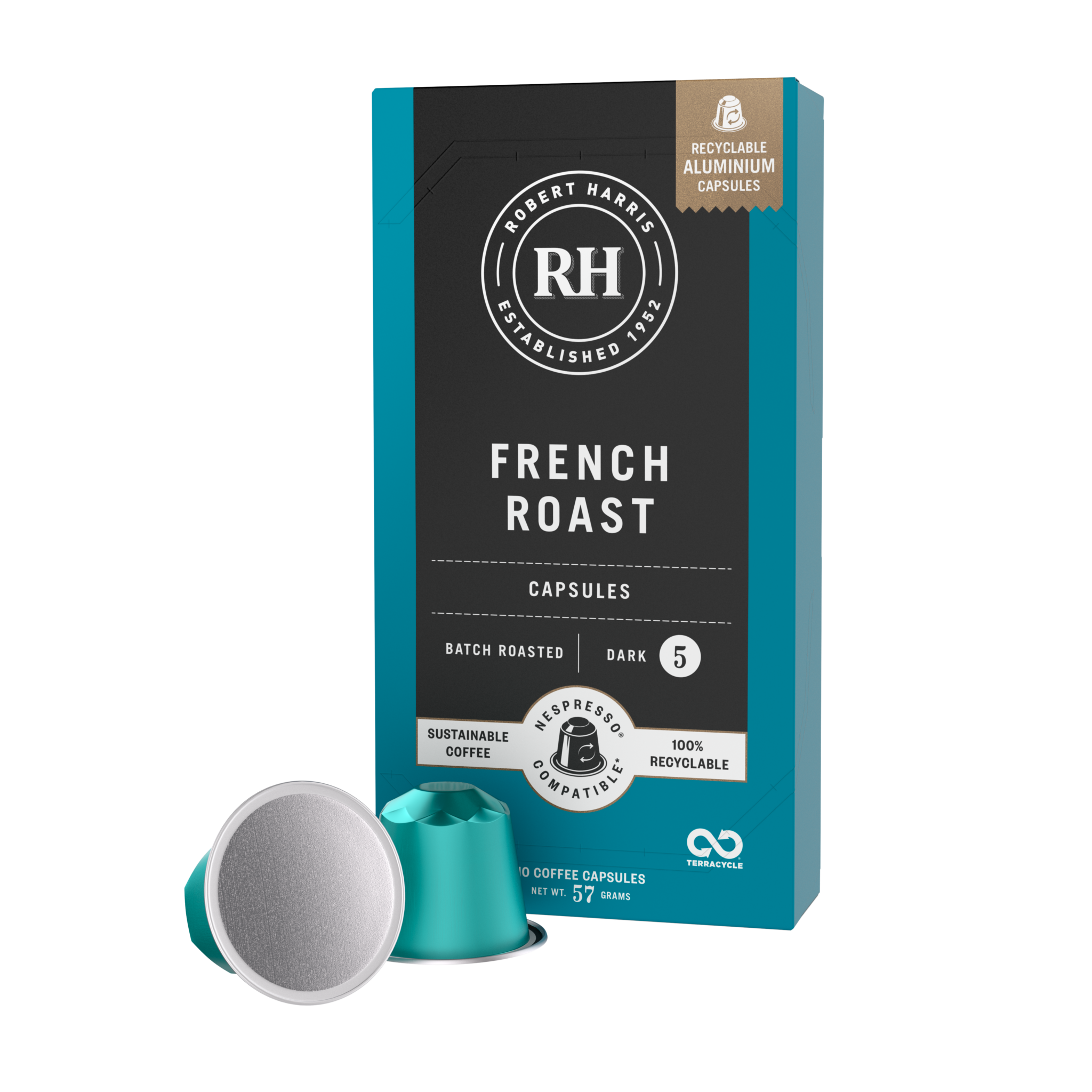 Robert Harris French Coffee Capsules -10pk