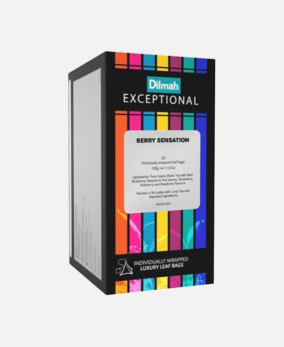 Dilmah Exceptional Real Leaf Tea - Berry Sensation x 50