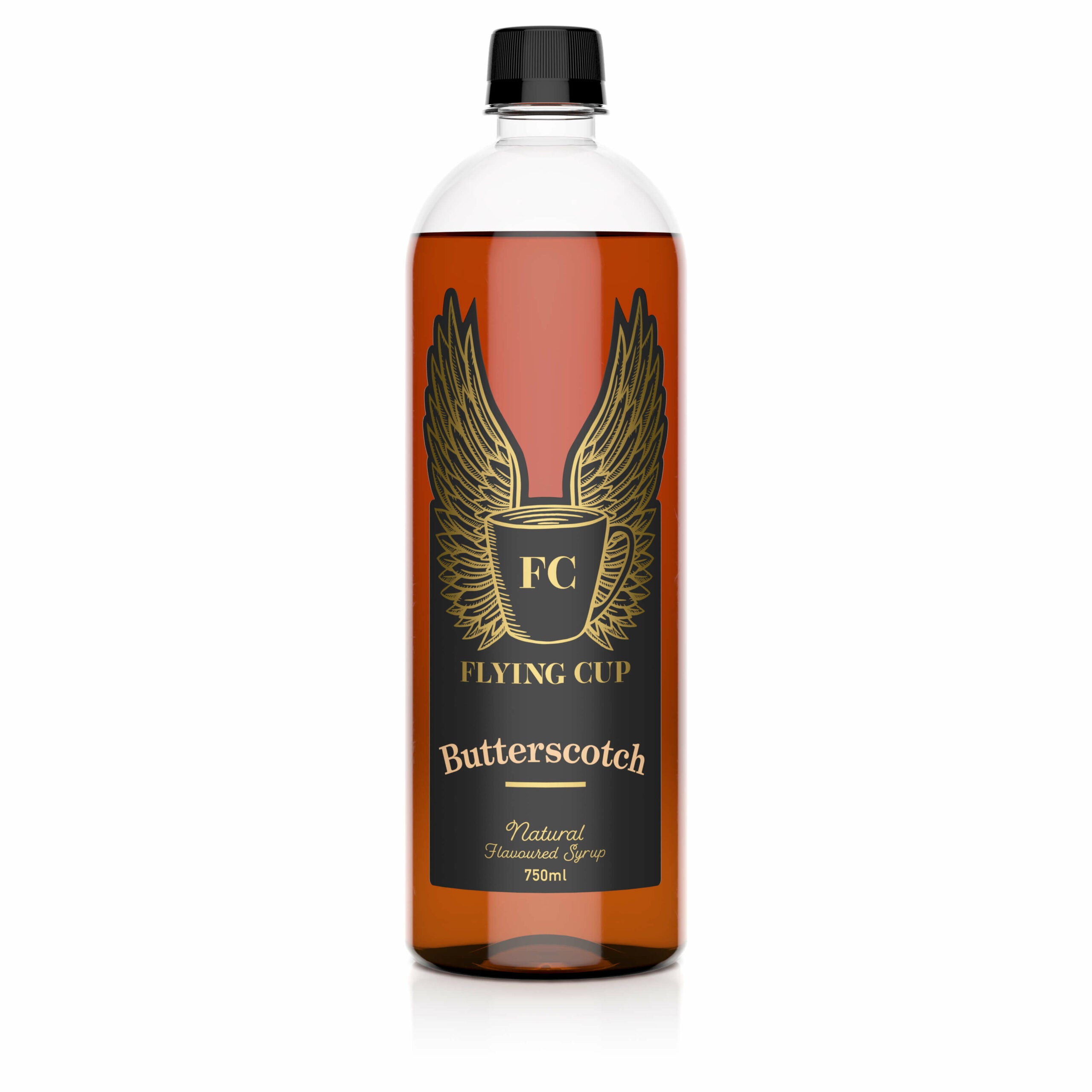 Flying Cup Syrup 750ml - Butterscotch