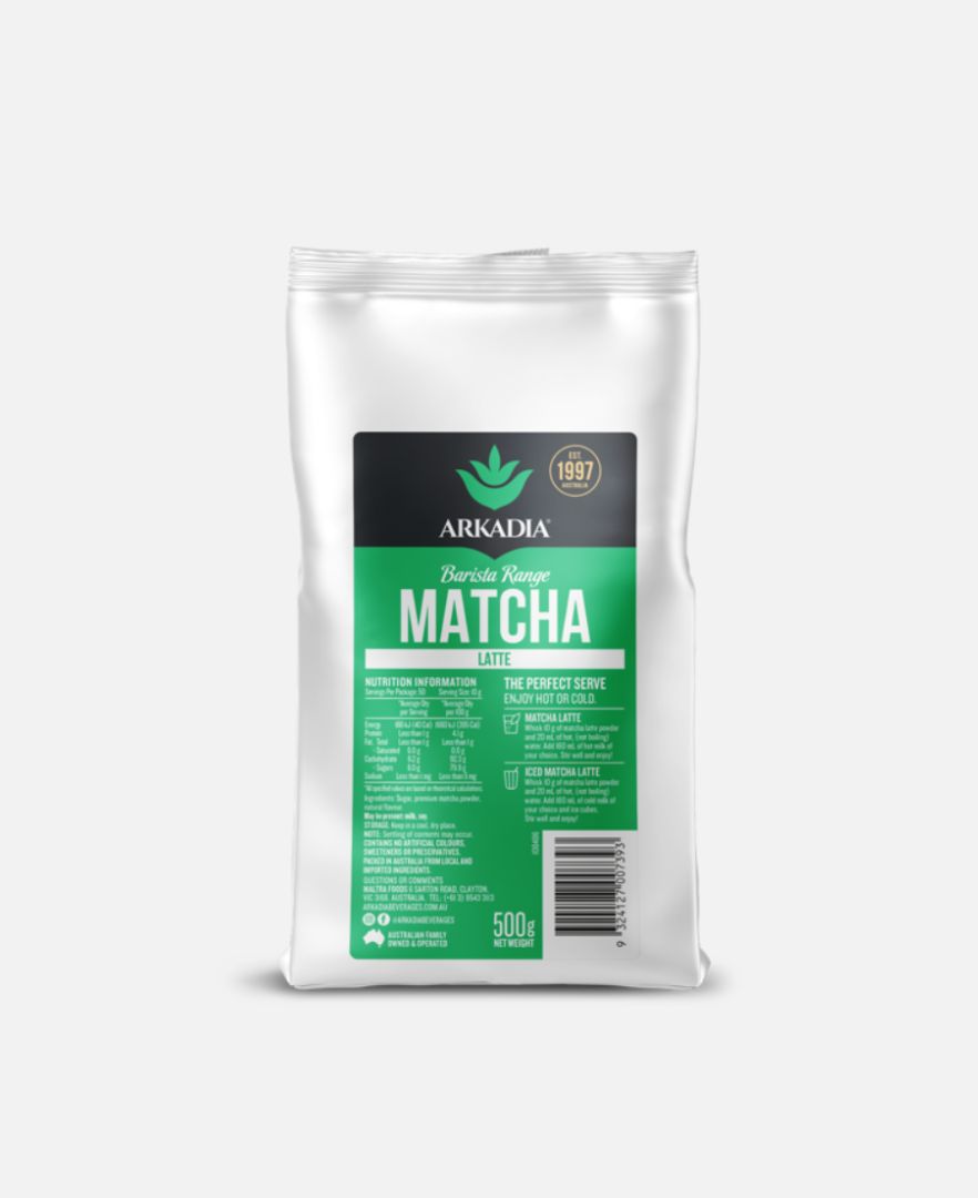 Arkadia Barista Grade Matcha Latte 500g